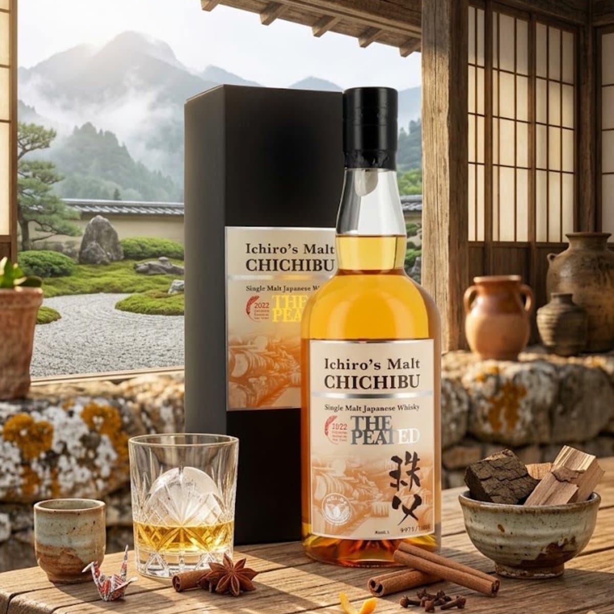 Bouteille Chichibu Peated, Japon