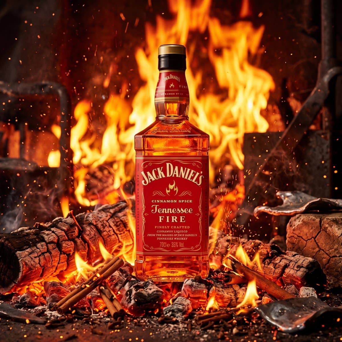Bouteille Tennessee Fire - Cinnamon Liqueur, États-Unis